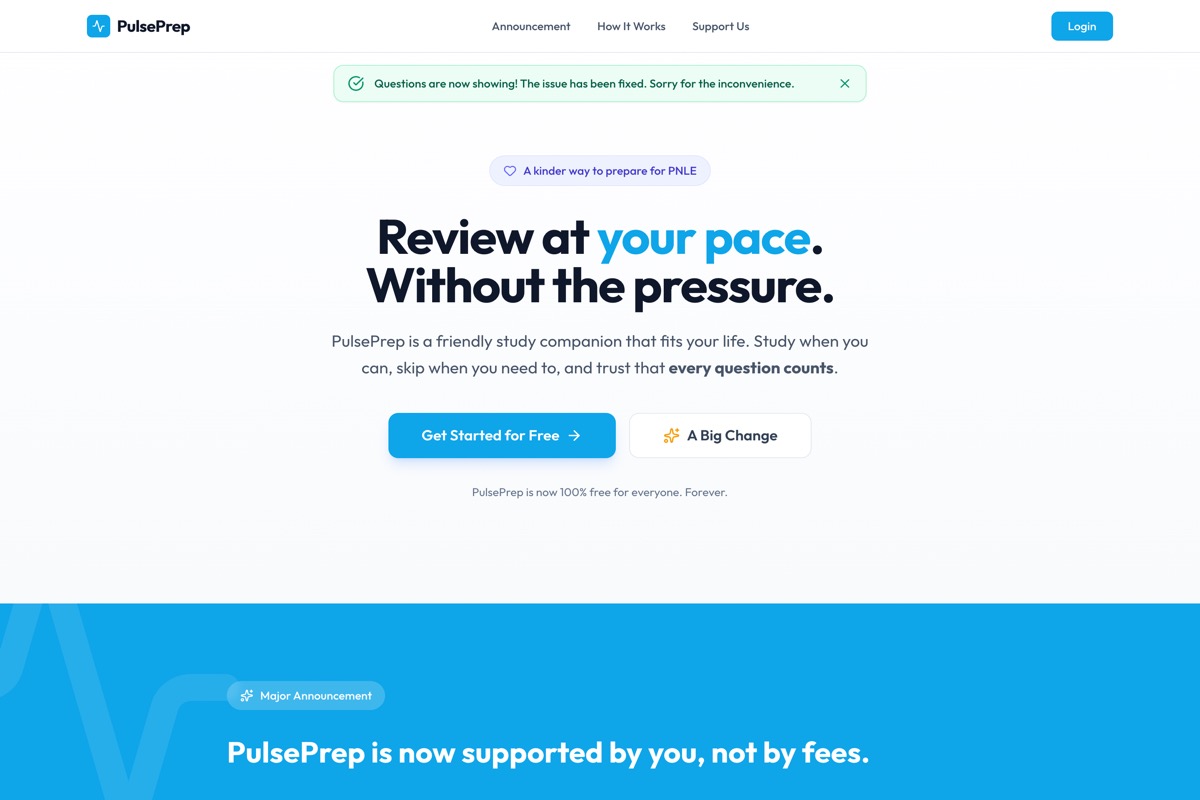 PulsePrep product screenshot